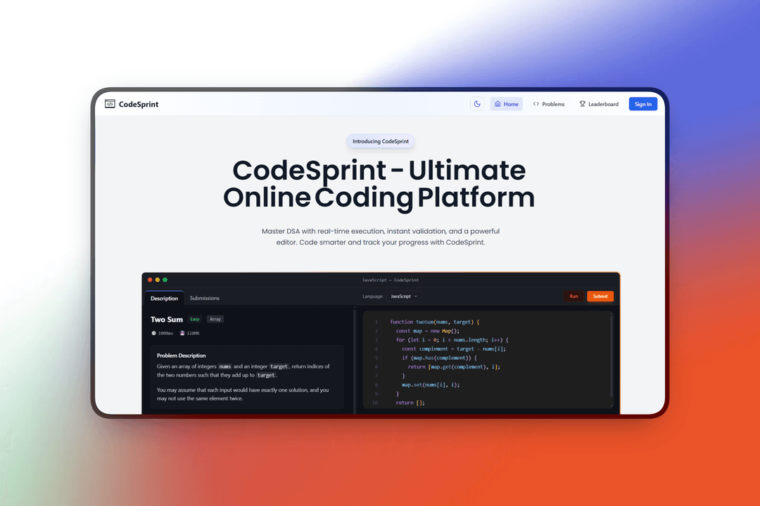 CodeSprint - An Ultimate Code Editor